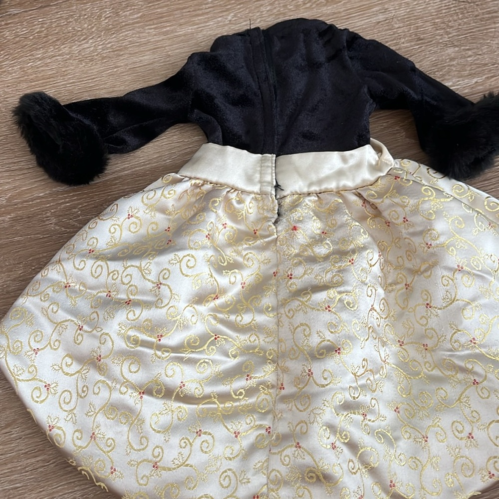 American Girl Midnight Holly Black and Gold DOLL Dress with Accessories - Picture 7 of 8